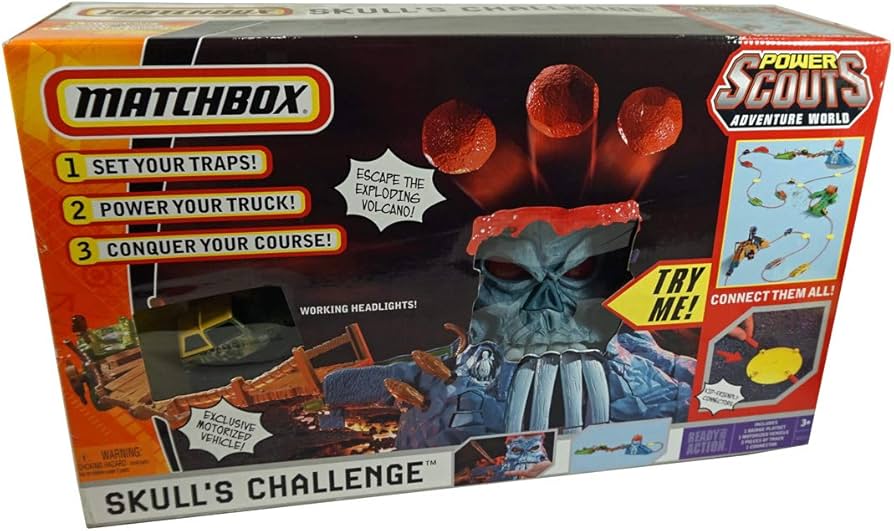 Amazon.com: Mattel Wheels Matchbox Power Scouts Skull Mountain